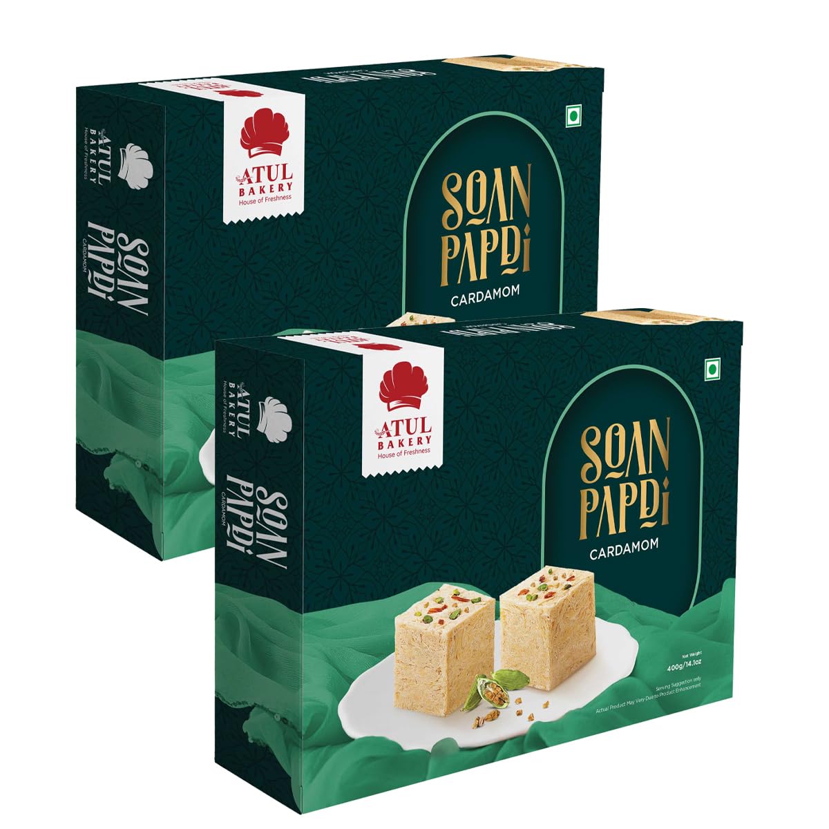 Atul Bakery Soan Papdi Cardamom 400g