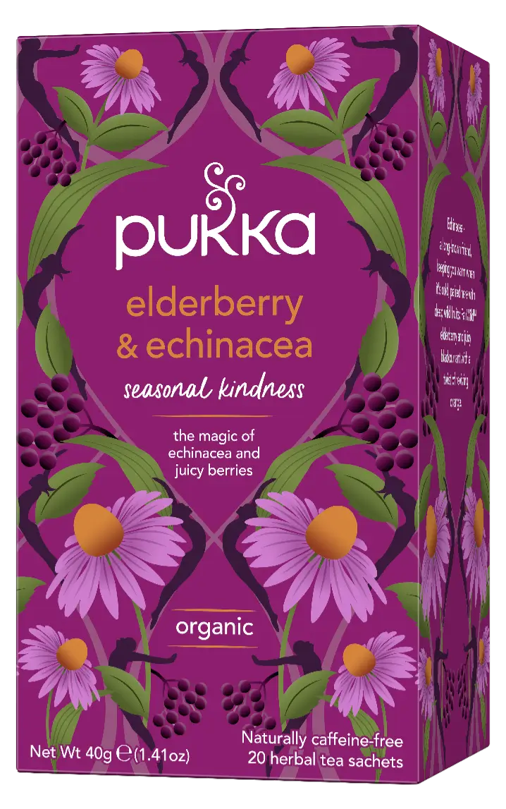 Pukka Elderberry & Echinacea 40g (20 Tea Sachets)