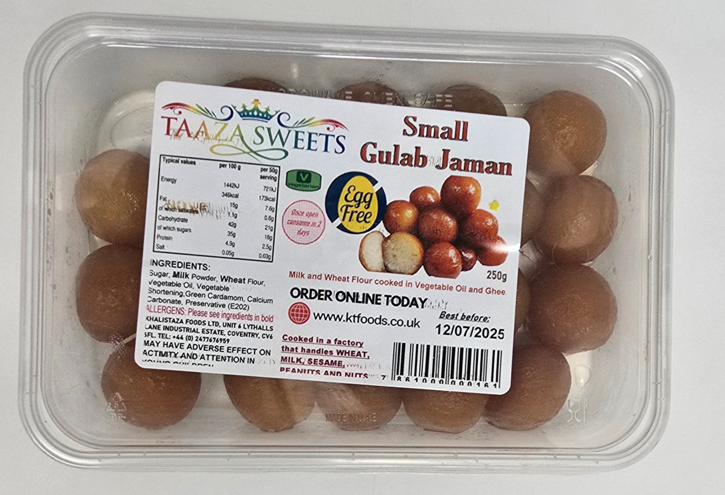 Taaza Sweets Small Gulab Jaman