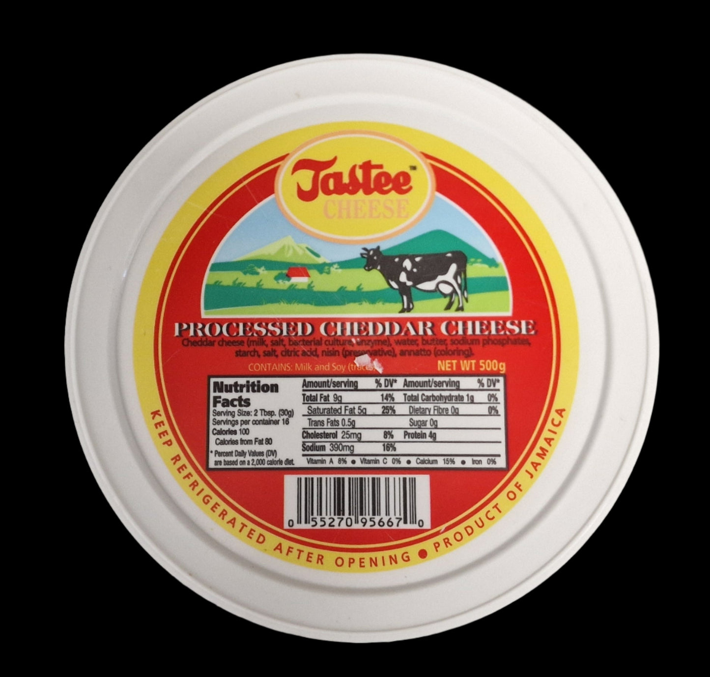 Tastee Cheese Processed Cheddar Cheese 500g