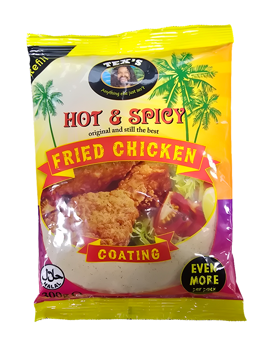 Tex's Hot & Spicy Fried Chicken Coating 300g