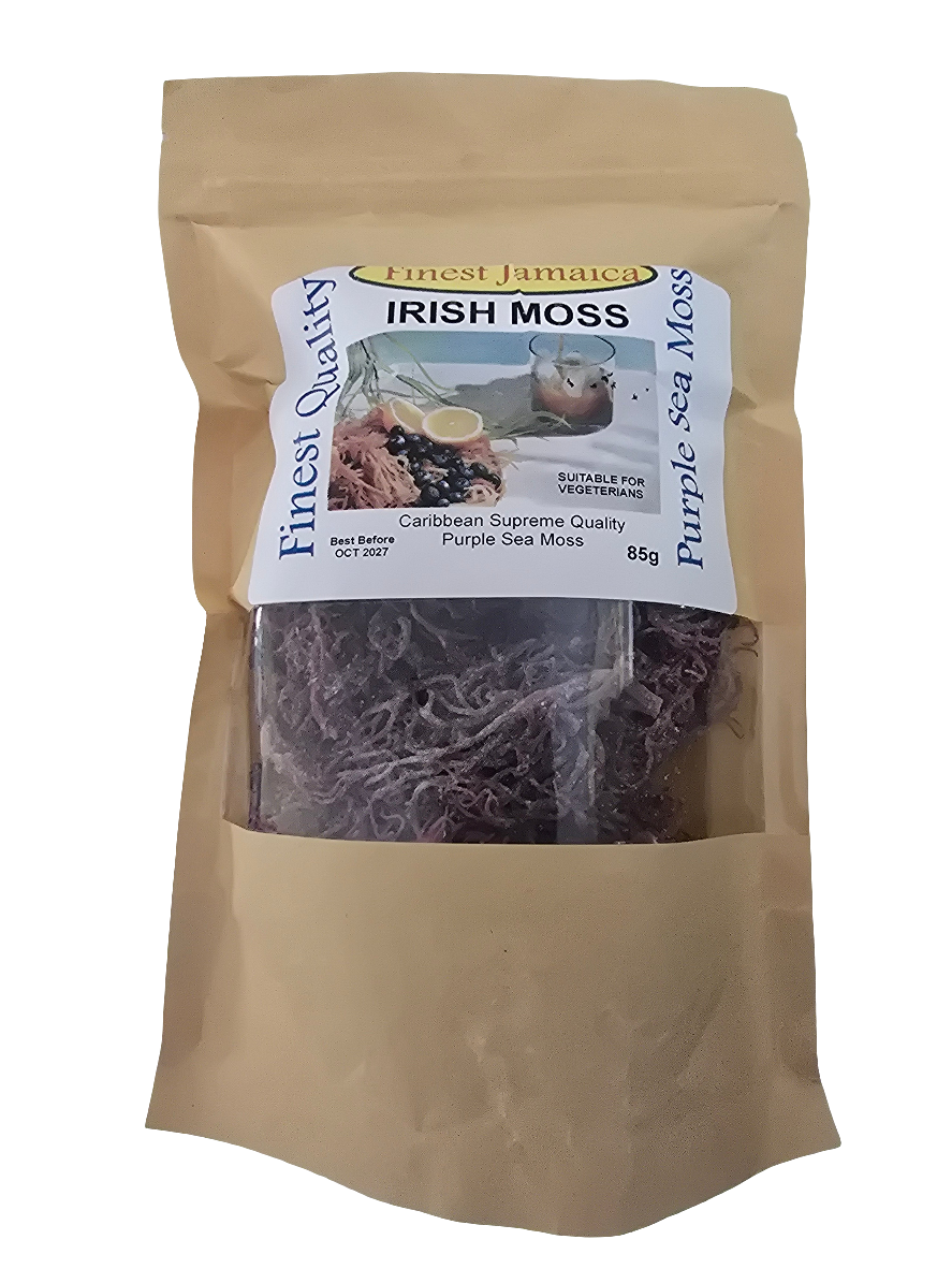 Finest Jamaica Irish Moss (Purple Sea Moss) 85g