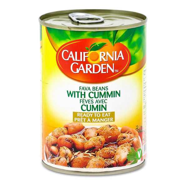 California Garden Fava Beans With Cumin 400g