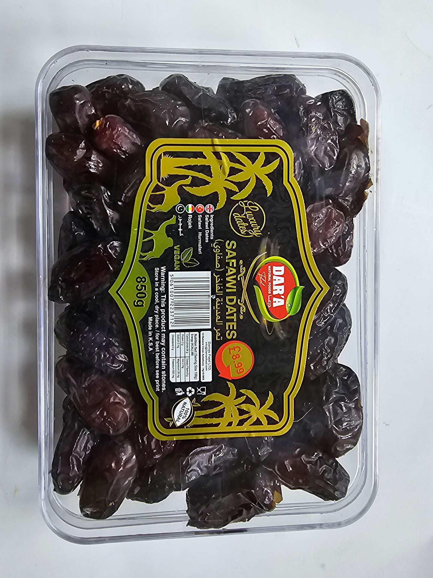DAR'A Safawi Dates 850g