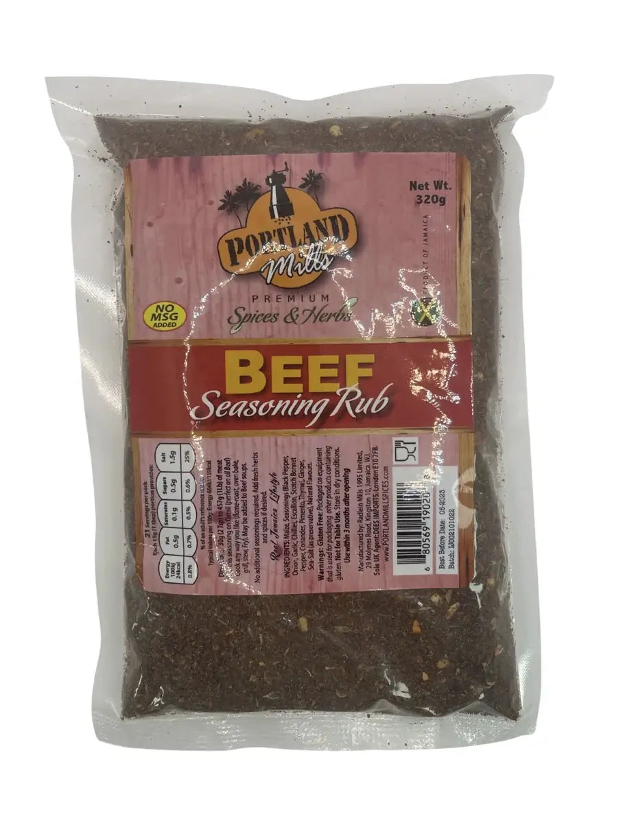 Portland Mills Beef Seasoning Rub 250g