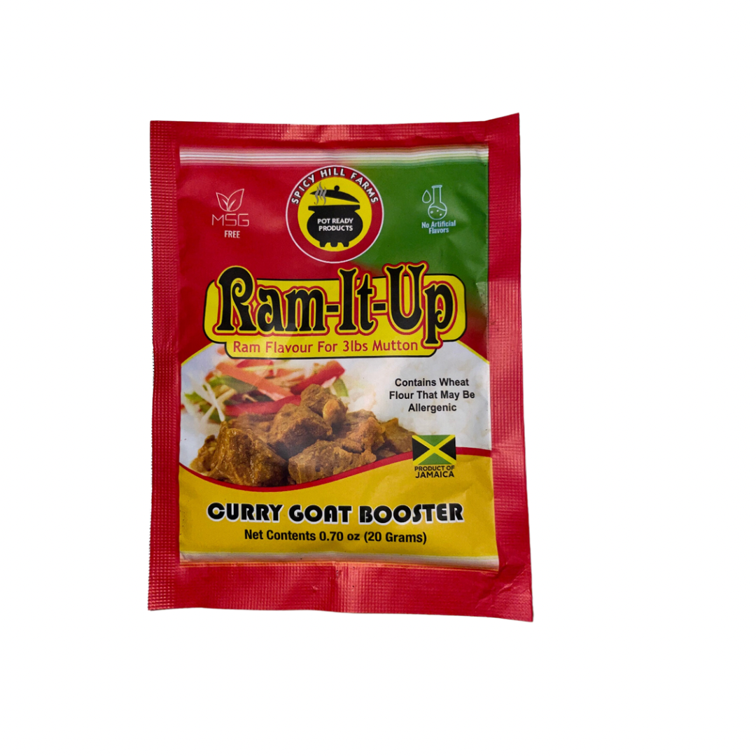 Ram-It-Up Curry Goat Booster 20g (Spicy Hill Farms)
