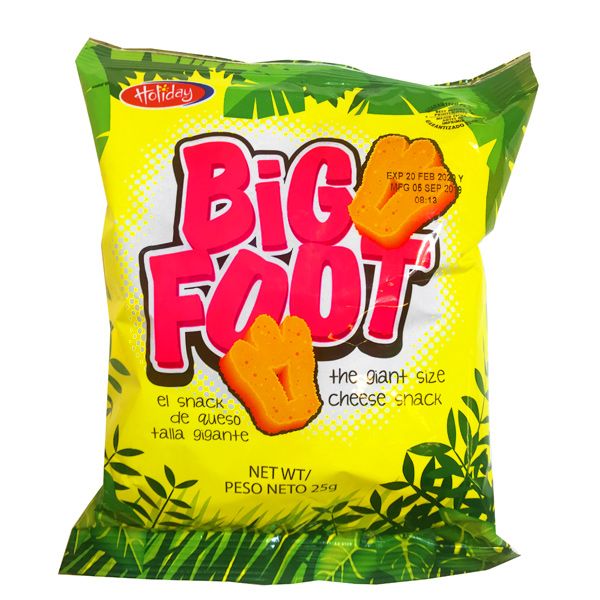 Big Foot Cheese Snack (Holiday) 25g