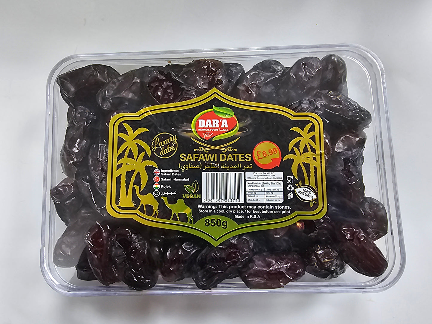 DAR'A Safawi Dates 850g