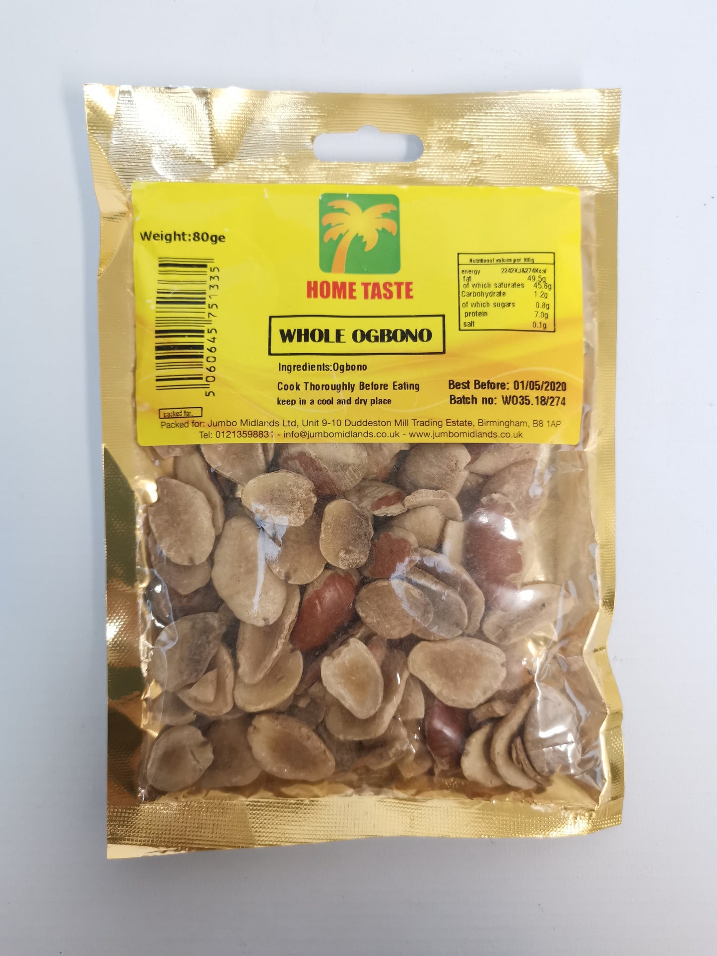 Home Taste Whole Ogbono 80g