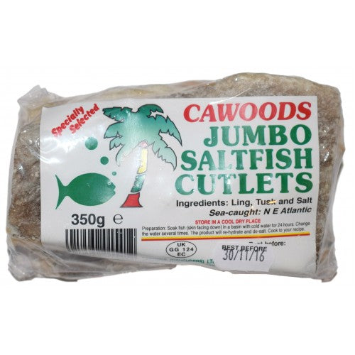 Cawoods Jumbo Saltfish Cutlets 350g