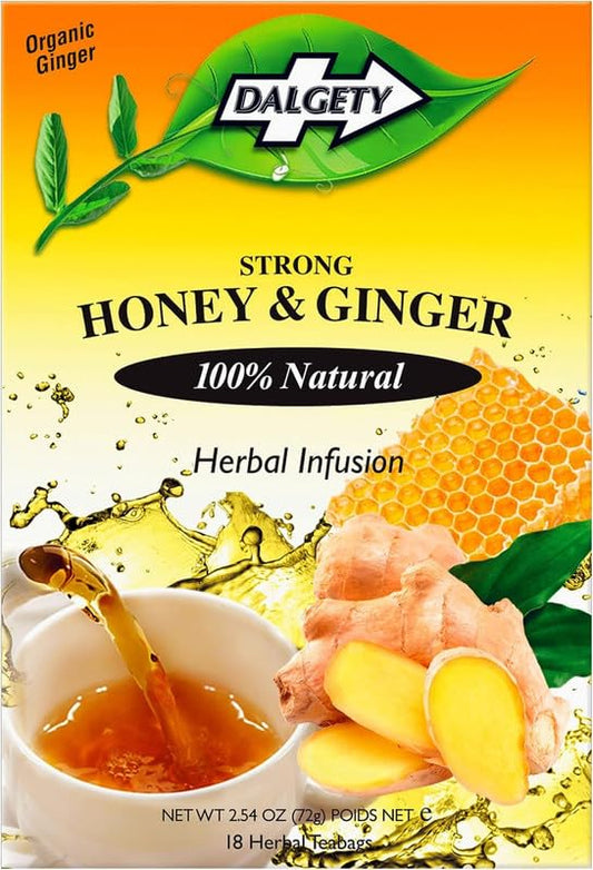 Dalgety Honey & Ginger 72g (18 Teabags)