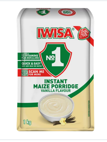 IWISA Instant Maize Porridge Vanilla 1 kg