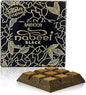 Packaging of Nabeel Black Bakhoor with the product visible in a cutaway showing the black incense blocks from Malik Foodstore