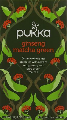 Pukka Ginseng Matcha Green 30g (20 Tea Sachets)