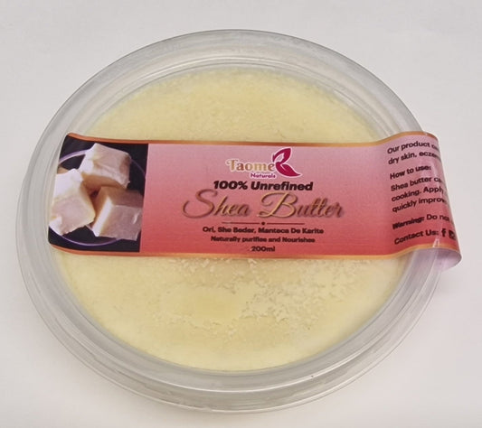 Taome 100% Unrefined Shea Butter 200ml