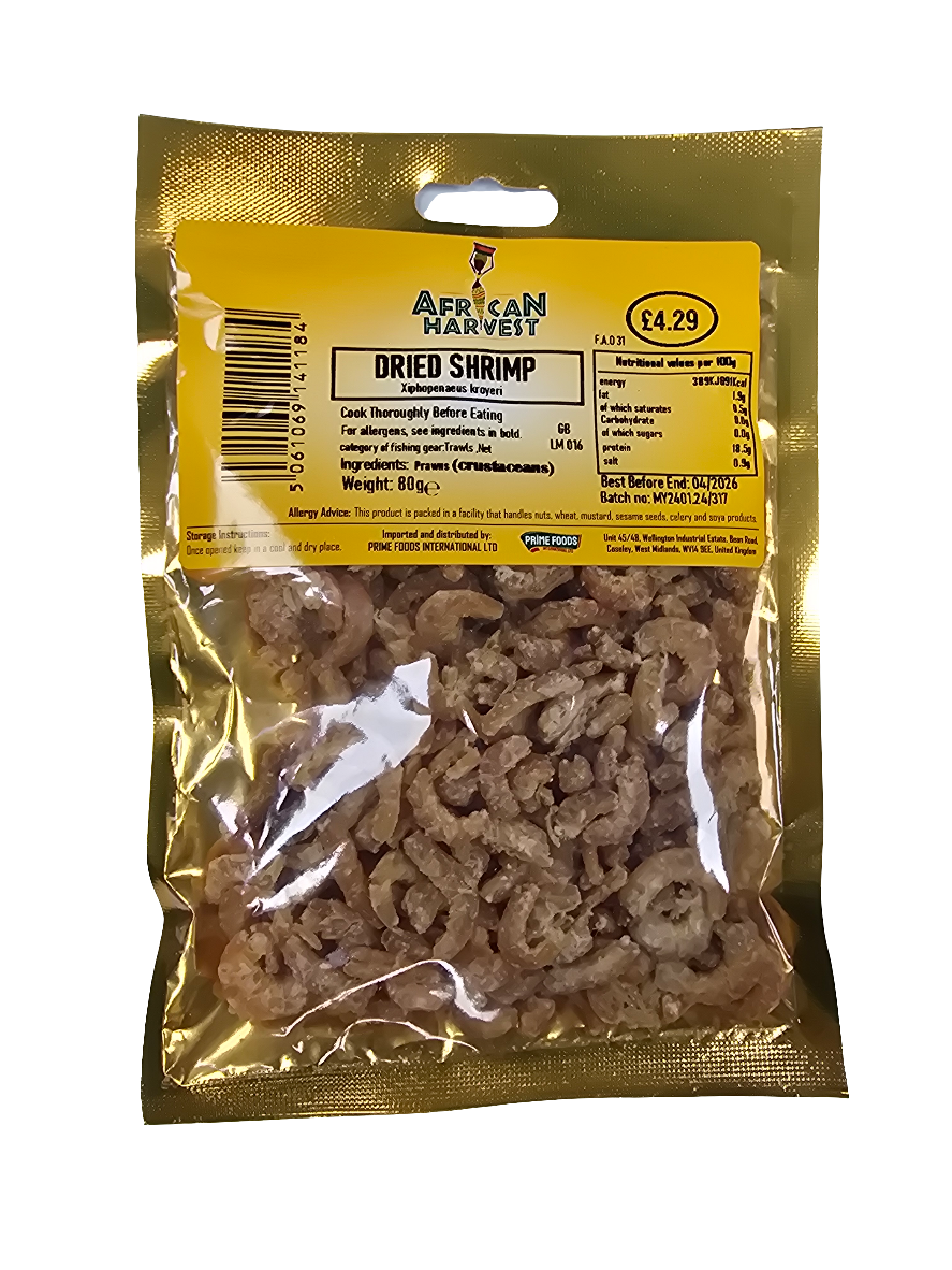 African Harvest Dried Shrimp 80g