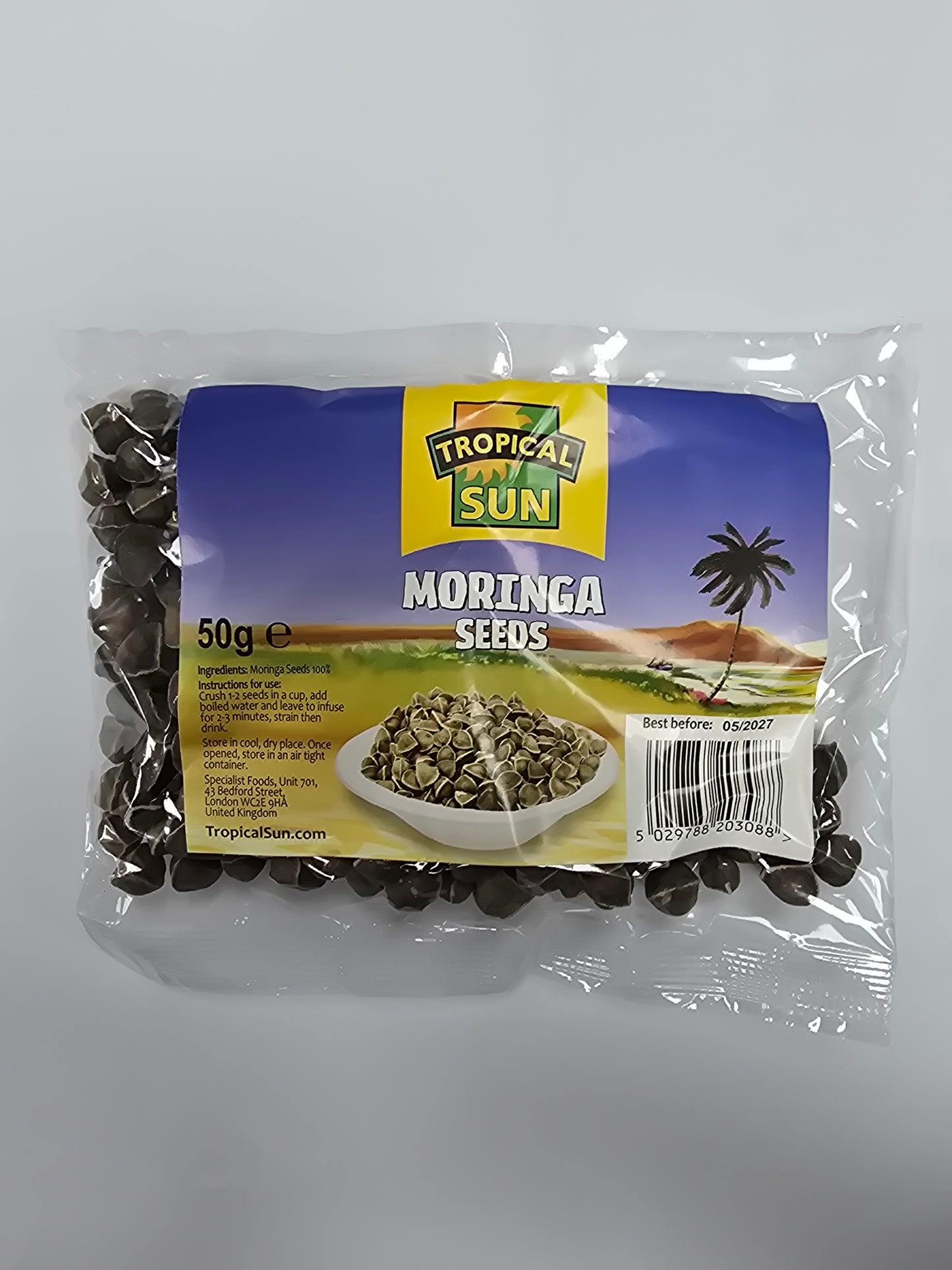 Tropical Sun Moringa Seeds 50g