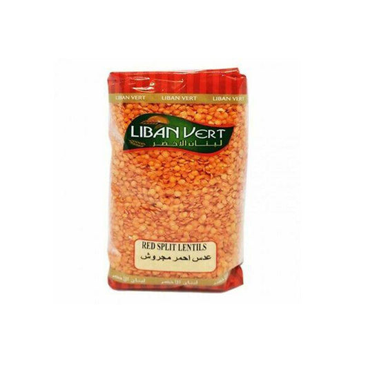 Liban Vert Red Split Lentils 1000g