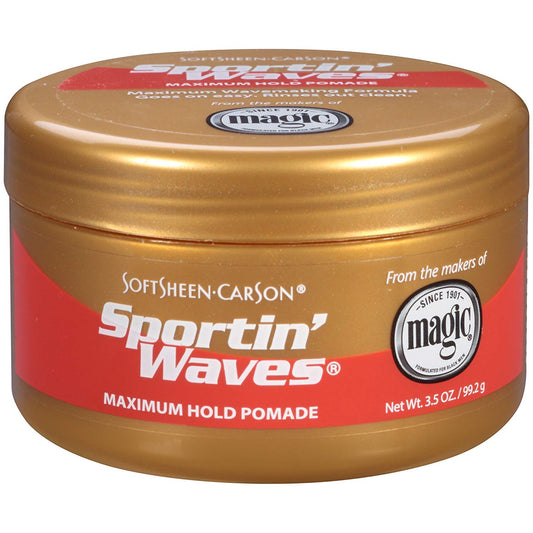 Softsheen Carson Sportin Waves Maximum Hold Pomade Gold 99.2g